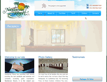 Tablet Screenshot of nandanvanresort.com